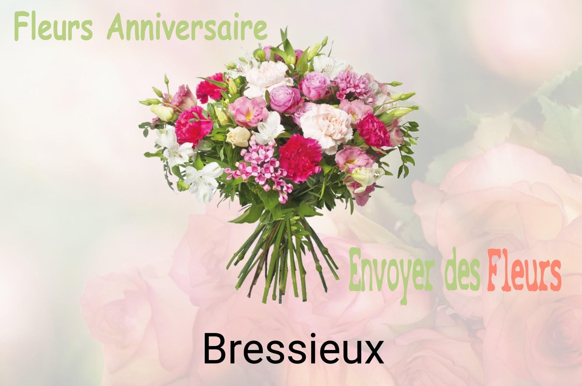 Bouquet de fleurs d’anniversaire livré à Bressieux